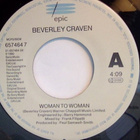 BEVERLEY CRAVEN :: WOMAN TO WOMAN :: VINYYLI 7" 1992 - pikkukuva 3