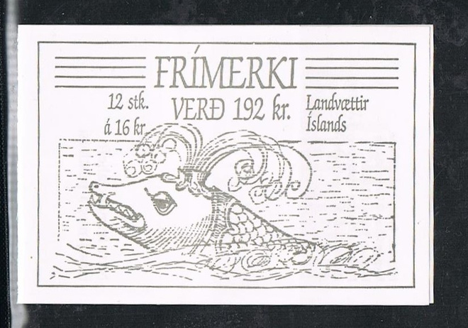 Islanti 1988 - Suojelushenkiä 16kr vihko  ++