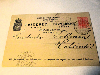 1900 Rautalampi ehiö senaattorinnalle Hkiin