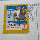 1948 Tontulla Joululahjoja Martta Wendelinin kuvittama kort. - pikkukuva 3