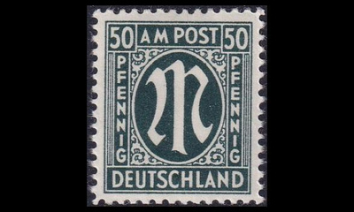 Bizone 32 ** Saksalainen paino 50 Pf (1945)