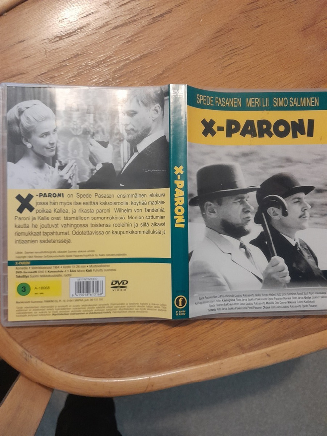 X-paroni dvd,spede pasanen