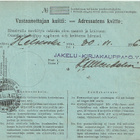 1916 Postiosotus 5p ja 25p merkeillä Salo>HKI - pikkukuva 2