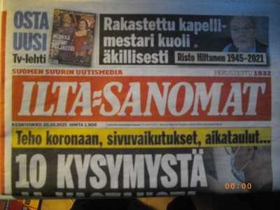 Ilta-Sanomat 20.10.2021 (27.5)