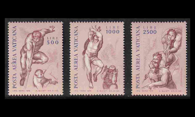 Vatikaani 675-7 ** Freskoja (1976)