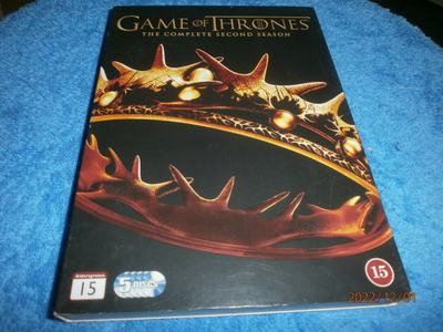 GAME OF THRONES kausi 2 - 5DVD