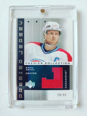 Saku Koivu - 03-04 Premier Jersey /99