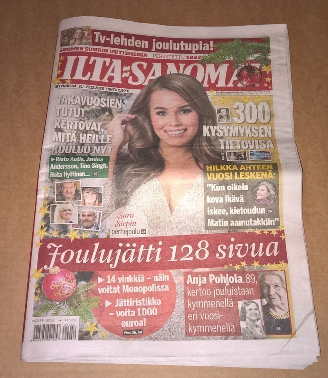 JOULUN 2020 ILTASANOMAT