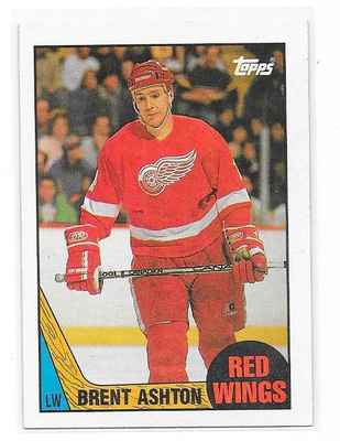 1987-88 Topps #100 Brent Ashton Detroit Red Wings