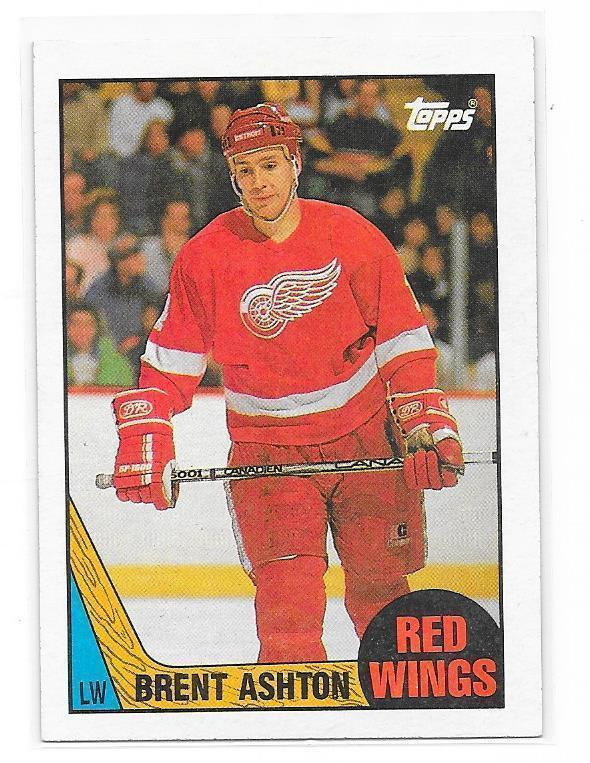 1987-88 Topps #100 Brent Ashton Detroit Red Wings