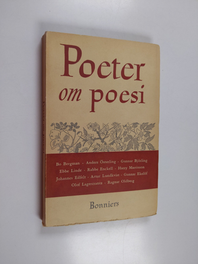 Bo Bergman : Poeter om poesi