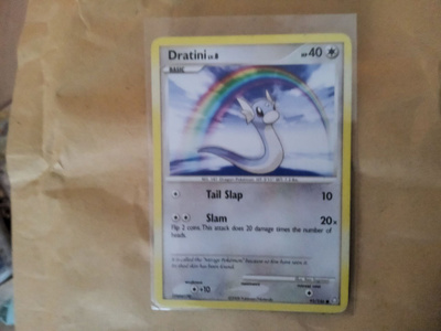 Dratini Lv.8 (LA 91) Legends Awakened non holographic card