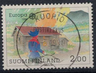 1990 Eurooppa 2,00 mk loisto KUOPIO -90