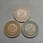 Saksa 2 pfennig 1923A,1924E,1925A - pikkukuva 3