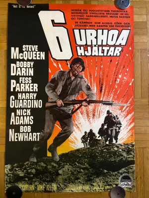 Vanha elokuvajuliste: 6 urhoa