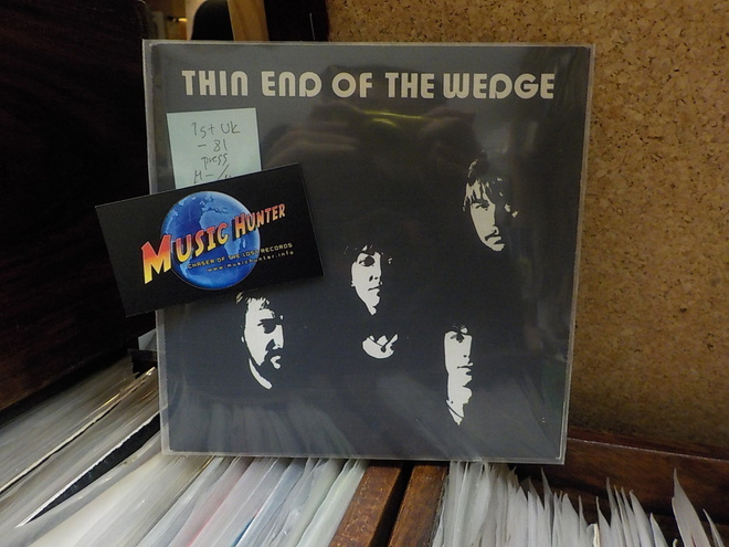 THE END OF THE WEDGE - LIGHTS ARE ON GREEN M-/M- 7"
