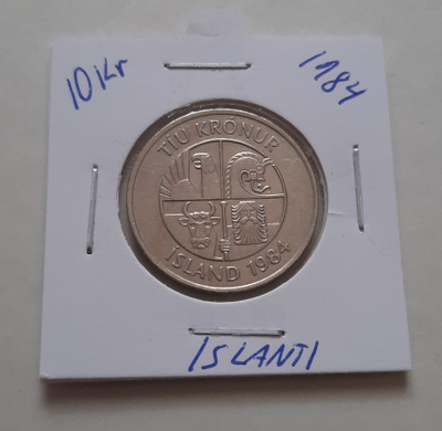 Islanti 10kr 1984