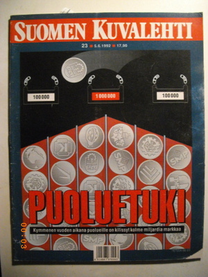 Suomen Kuvalehti Nro 23/1992 (11.11)