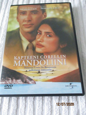 KAPTEENI CORELLIN MANDOLIINI (DVD)