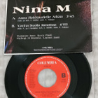 Nina M Anna Rakkaudelle Aikaa 7"single - pikkukuva 2