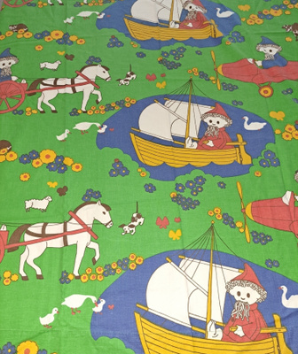 Nukkumatti puuvillakangas 118x144cm