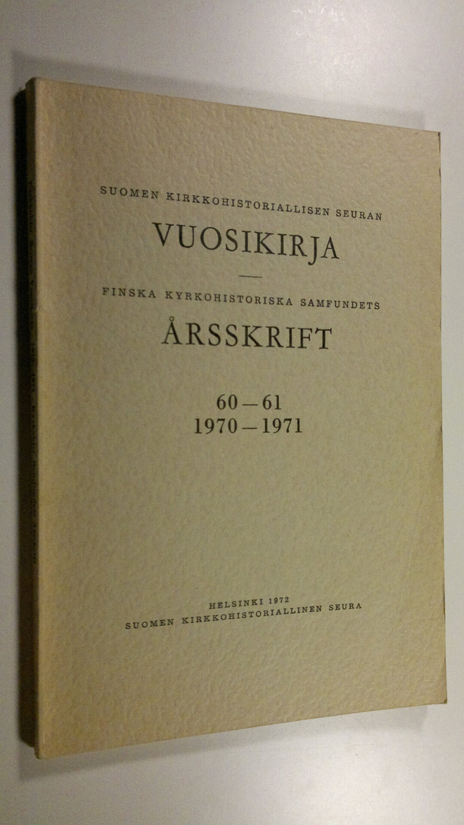 Pentti (toim.) Lempiäinen : Suomen kirkkohistoriallisen s...