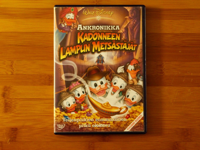 Ankronikka Kadonneen lampun metsästäjät DVD