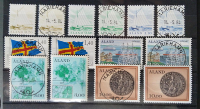 Ahvenanmaa, julkaisut 1-10 1983-85, loistot