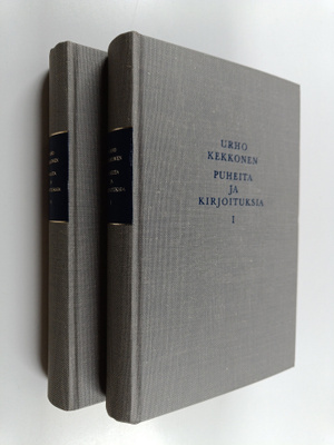 Urho Kekkonen : Puheita ja kirjoituksia 1-2