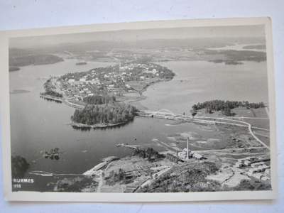 VANHA Postikortti Nurmes 1938 Karhumäki