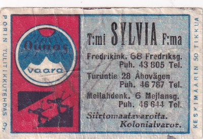 Helsinki,  T:mi Sylvia F:ma , Ounasvaara s3
