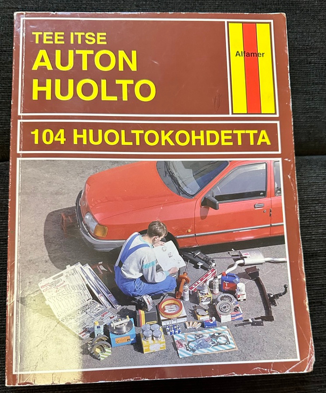 Alfamer S48 Tee itse auton huolto - 104 huoltokohdetta opas
