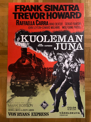 Vanha elokuvajuliste: Kuoleman juna