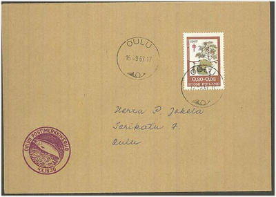 1967 tub 20p loistoleimainen painotuote