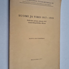 Seppo Zetterberg : Suomi ja Viro 1917-1919 : poliittiset ... - pikkukuva 1