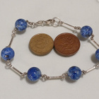 Upea Hopea Lapis lazuli kivi rannekoru 925 - pikkukuva 2