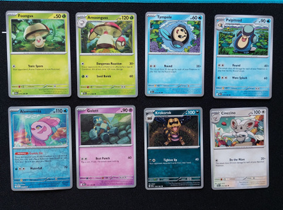 Pokemon kortit 8kpl (#15 Black Bolt)