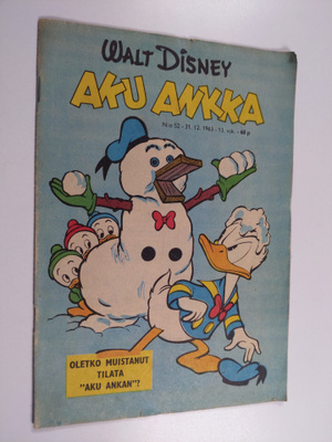 Walt Disney : Aku Ankka 52/1963