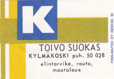 Kylmäkoski, Toivo Suokas , K    b579