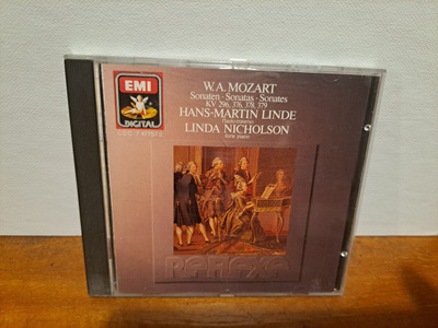 Mozart:Sonatas fpr piano and violin-Linde,Nicholson CD