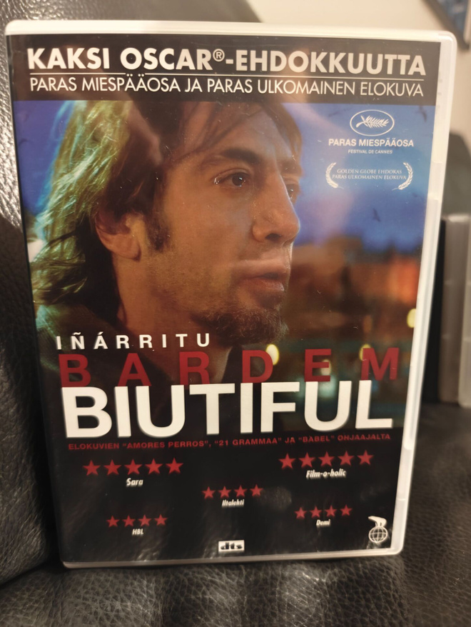 Biutiful (2010) DVD Suomijulkaisu