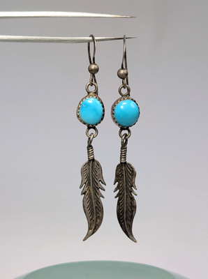 Korvakorut - turkoosikivi/navajo