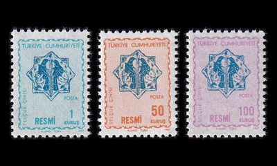 Turkki D_109-11 ** Virkamerkit (1967)