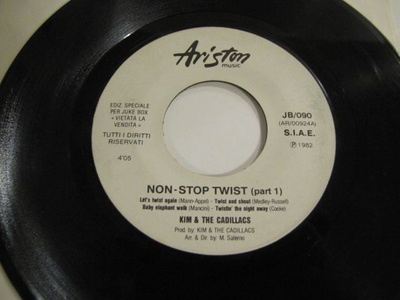 Kim & the cadillacs Non-stop twist (part 1) 7 45 italia 1982