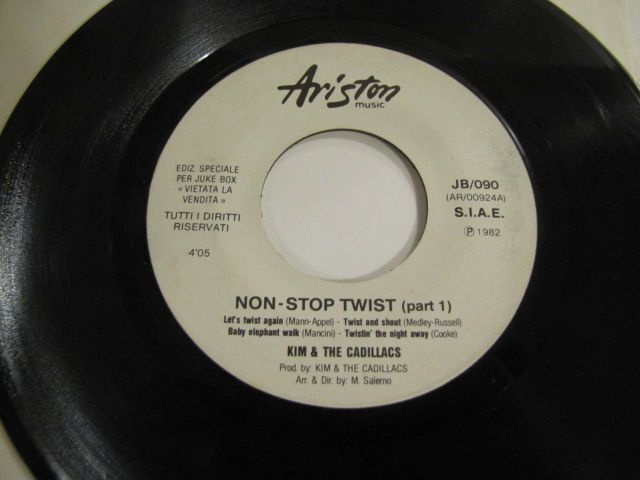 Kim & the cadillacs Non-stop twist (part 1) 7 45 italia 1982