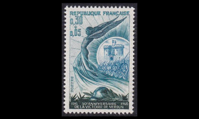 Ranska 1546 ** Verdunin taistelu 50v (1966)