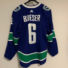 Brock Boeser #6 Vancouver Canucks game worn -pelipaita - pikkukuva 2