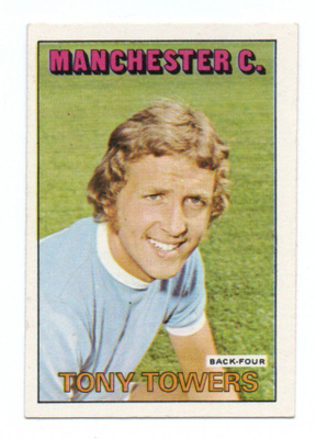 Purkkakuva Jalkapallo n:o 198 TONY TOWERS. Manchester C.