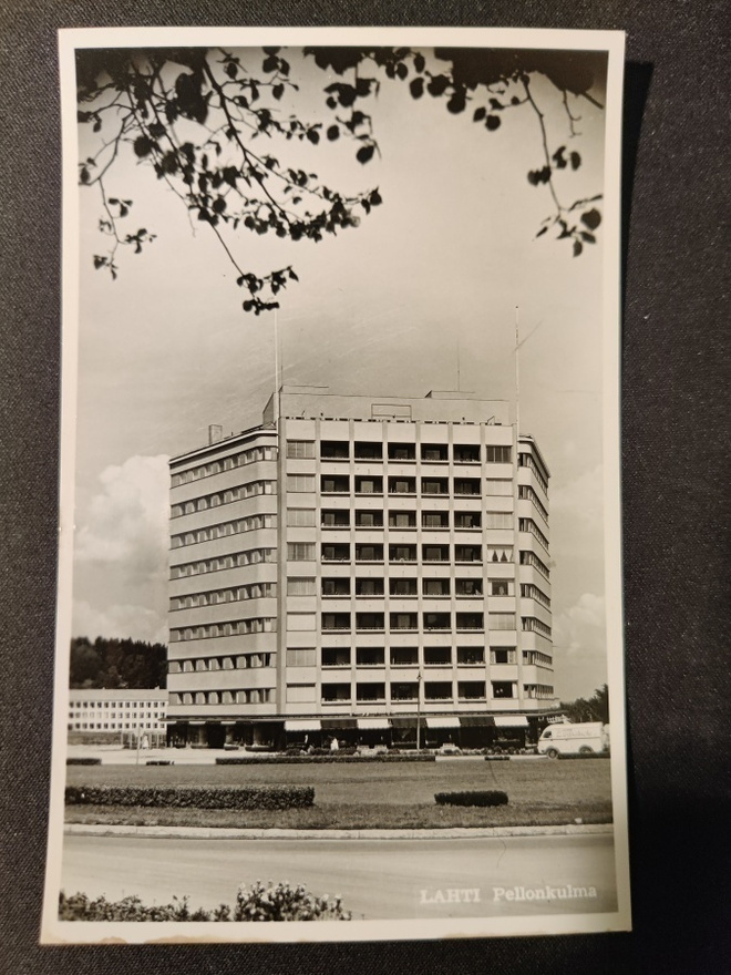 VANHA Postikortti Lahti 1950-l Alkup.Mallikappale