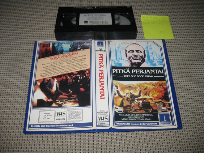 Pitkä Perjantai-VHS (FIx, Thorn Emi Video, Brittikrimi,1980)